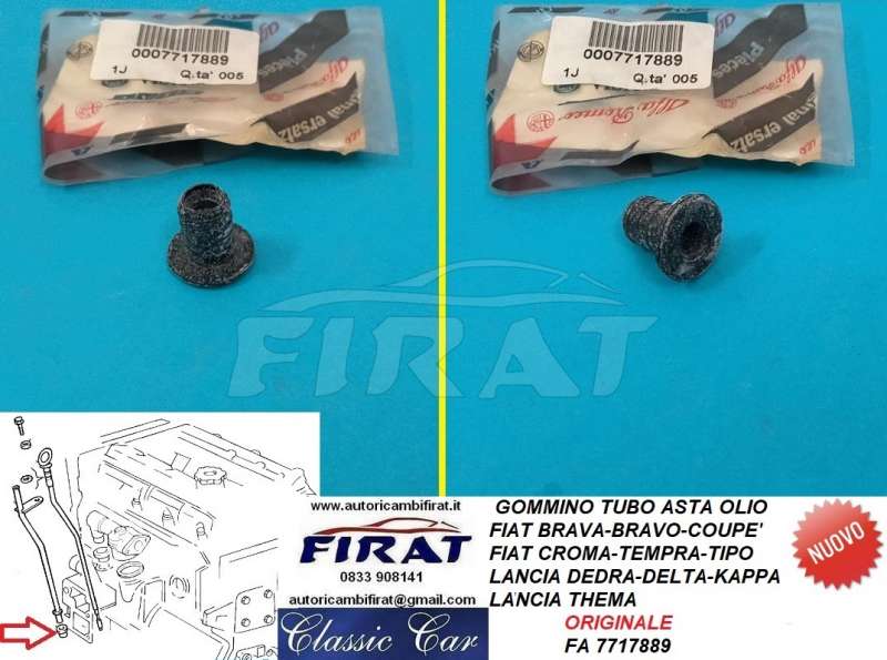 GOMMINO TUBO ASTA OLIO FIAT - LANCIA (7717889)